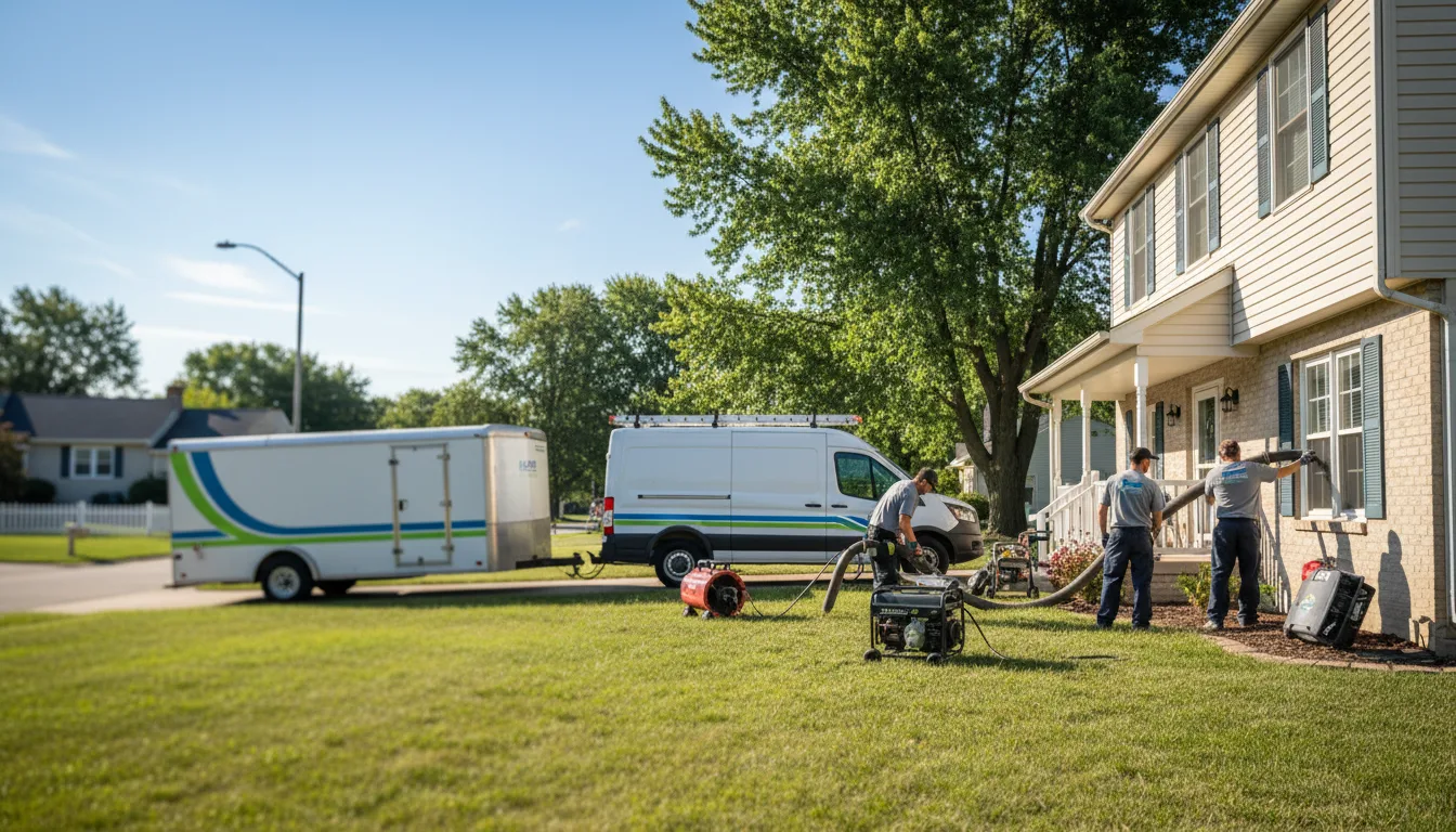 Flooded Basement Restoration And Cleanup With Repair in Schoenchen, KS near me